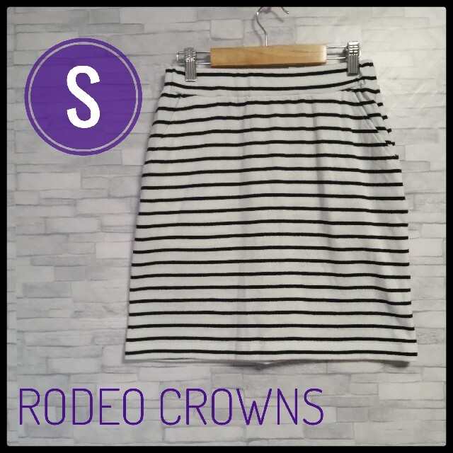 RODEO CROWNS(ロデオクラウンズ)の【RODEO CROWNS】ボーダースカート レディースのスカート(ミニスカート)の商品写真