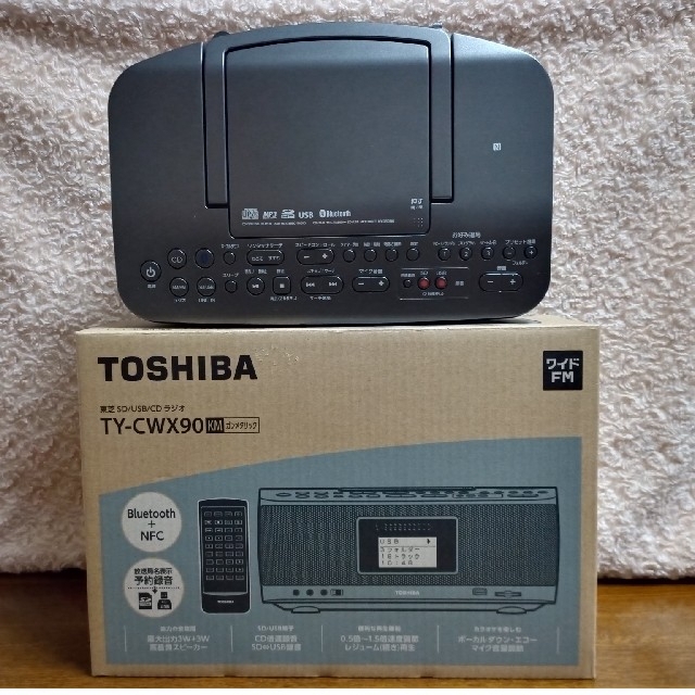 東芝SD/USB/CDラジオ　TY-CWX90 1