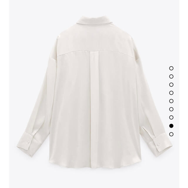 ZARA(ザラ)のZARA ザラ　サテン　シャツ レディースのトップス(シャツ/ブラウス(長袖/七分))の商品写真