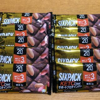 ユーハミカクトウ(UHA味覚糖)のUHA味覚糖　SIXPACK KETO サポートプロテインバーdiet 10袋(プロテイン)