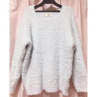 コクーニスト(Cocoonist)の【美品】Cocoonist ニット　ブルー(ニット/セーター)