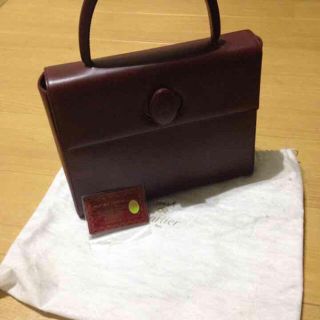 カルティエ(Cartier)のしろくま様専用꒰ ¨̮͚ ꒱♩♩◦．カルティエ☆ハンドバッグ♪(ハンドバッグ)