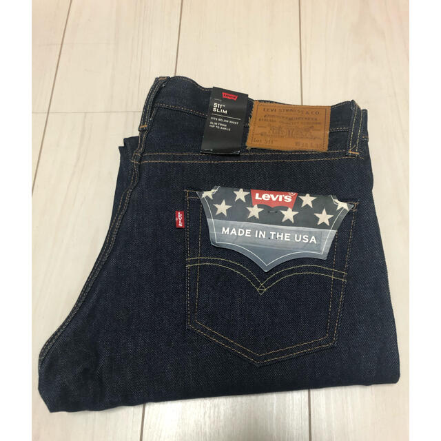 超安い】 Levi's - 【新品】Levi's 511 Slim USA SELVEDGE RIGID デニム/ジーンズ -  