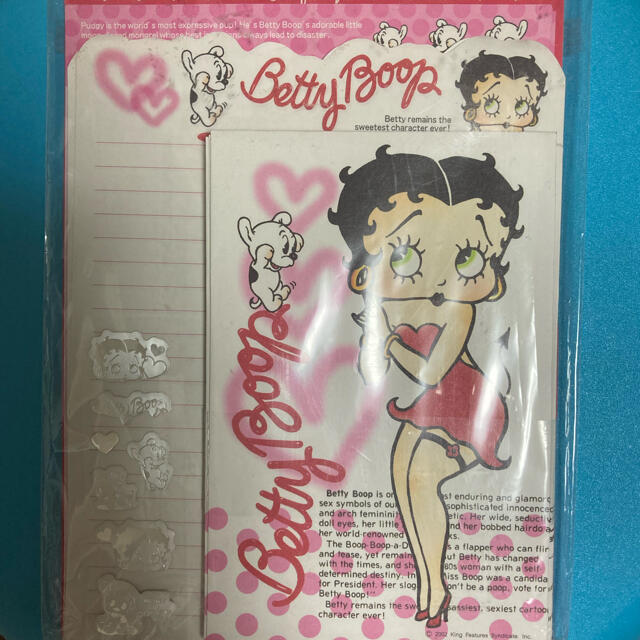 Betty Boop レターセット ハンドメイドの文具/ステーショナリー(その他)の商品写真