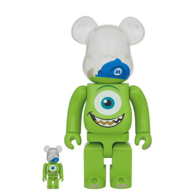 MEDICOM TOY(メディコムトイ)のBE@RBRICK MIKE & SULLEY set 100％ & 400％ エンタメ/ホビーのフィギュア(その他)の商品写真