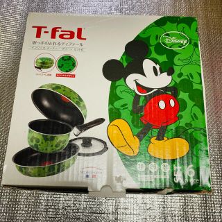 ティファール(T-fal)の再値下げ⭐︎Tfal6点セット⭐︎ディズニー⭐︎未使用(鍋/フライパン)