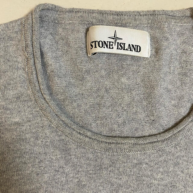 STONE ISLAND(ストーンアイランド)のstone island ストーンアイランド コットンニット モンクレール 値下 メンズのトップス(ニット/セーター)の商品写真