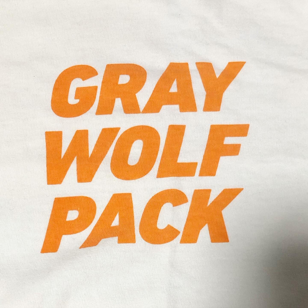 完売品❗️日本製 ROTTWEILER GRAY WOLF PACK ロンT 白 3