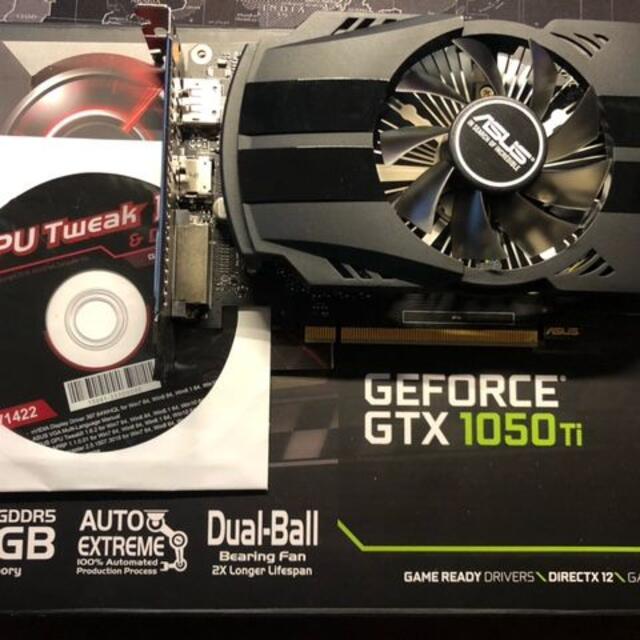 ASUS - 中古 ASUS GTX-1050Ti 4GB