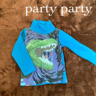パーティーパーティー(PARTYPARTY)のparty party パーティーパーティー✩︎⡱90●恐竜　ロンT ハイネック(Tシャツ/カットソー)