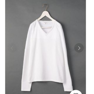 ビューティアンドユースユナイテッドアローズ(BEAUTY&YOUTH UNITED ARROWS)の新品　6(ROKU)KANOKO V NECK PULLEOVER (カットソー(長袖/七分))