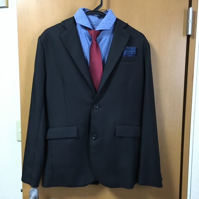 男児　卒業式　スーツ　170cm キッズ/ベビー/マタニティのキッズ服男の子用(90cm~)(ジャケット/上着)の商品写真