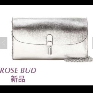 ローズバッド(ROSE BUD)の新品·未使用 ROSE BUD 財布 レザーウォレットショルダーバッグ(ショルダーバッグ)