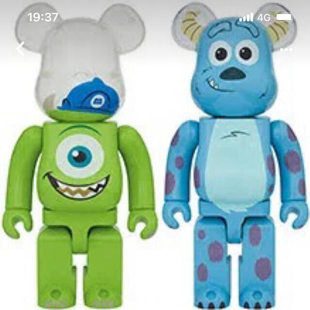 ハンドメイドBE@RBRICK 1000% MIKE SULLEY