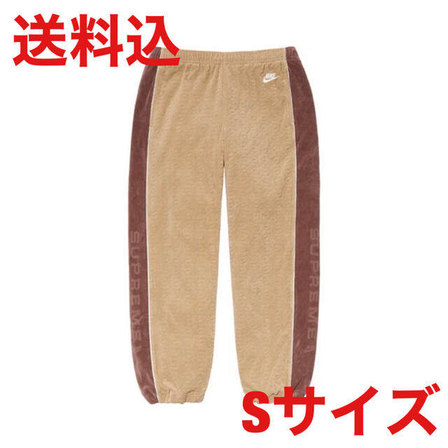 SupremeサイズSupreme Nike Velour Track Pants Tan S