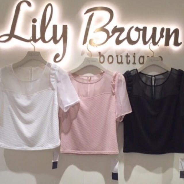 Lily Brown(リリーブラウン)のLilyBrown❤️チュールブラウス レディースのトップス(シャツ/ブラウス(半袖/袖なし))の商品写真
