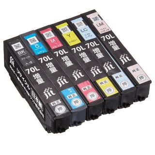 エプソン(EPSON)のjit エプソン IC6CL70L EPSON 純正カートリッジ再生品(オフィス用品一般)