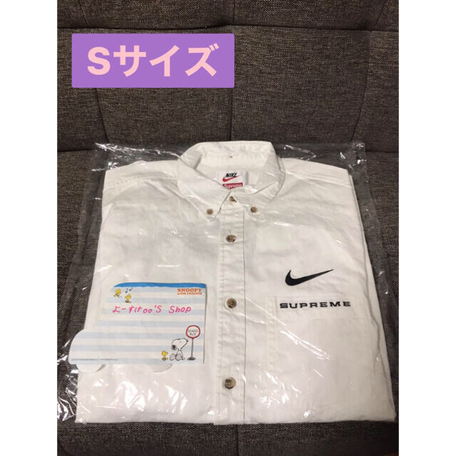 supreme Nike Cotton Twill Shirt Sサイズメンズ