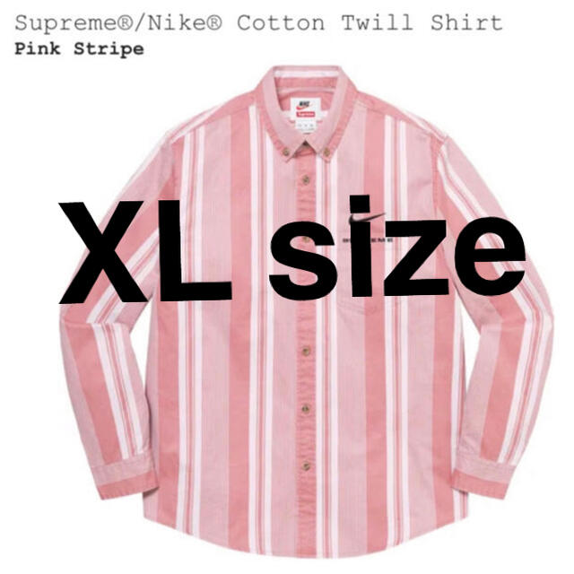 Supreme Nike Cotton Twill Shirt Pink