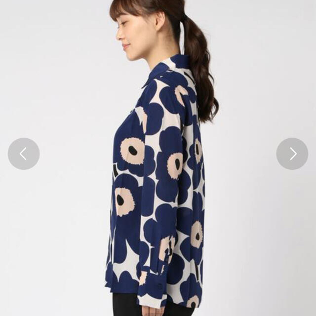 marimekko(マリメッコ)の⡱marimekko マリメッコ シルクブラウス レディースのトップス(シャツ/ブラウス(長袖/七分))の商品写真