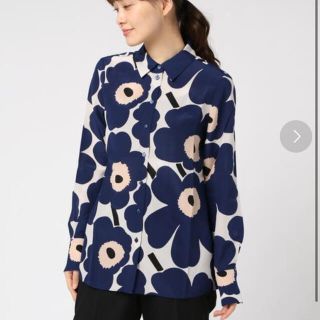 マリメッコ(marimekko)の⡱marimekko マリメッコ シルクブラウス(シャツ/ブラウス(長袖/七分))