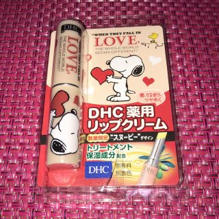 ディーエイチシー(DHC)の【数量限定品】DHC 薬用　リップクリーム　〈スヌーピー  ベージュ〉(リップケア/リップクリーム)