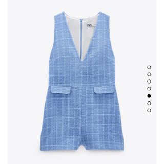 ザラ(ZARA)のZARA  ザラ　テクスチャー　ジャンプスーツ(オールインワン)