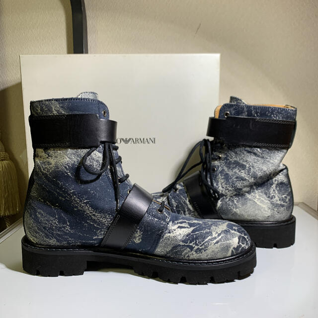 Emporio Armani(エンポリオアルマーニ)の新品　EMPORIO ARMANI エンポリオアルマーニ ドレスシューズ メンズの靴/シューズ(ブーツ)の商品写真