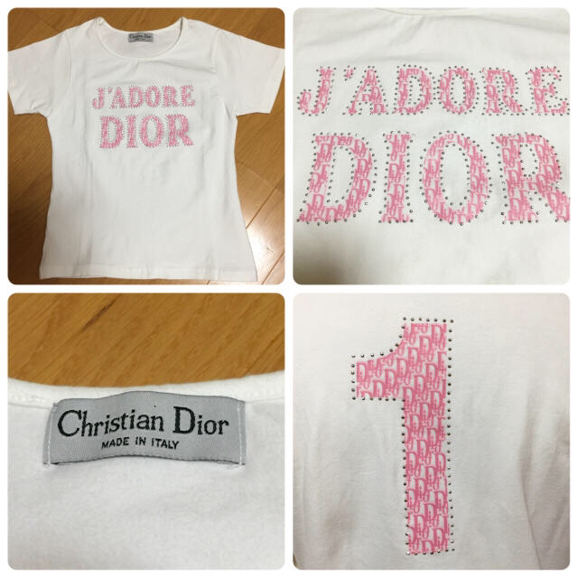 Christian Dior(クリスチャンディオール)のChristian Dior ビジュー Tシャツ&DURASミニワンピース レディースのトップス(Tシャツ(半袖/袖なし))の商品写真