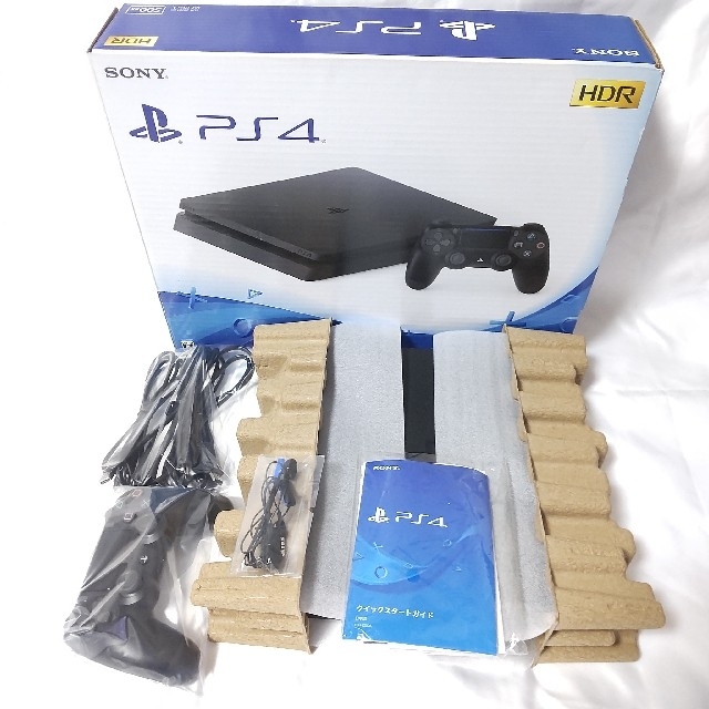 PS4 ジェットブラック 薄型 CUH-2200A500GBモデル 美品