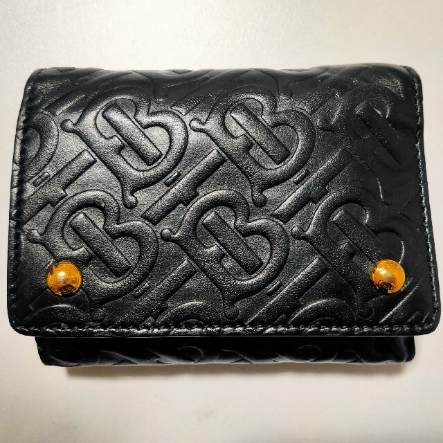 BURBERRY - BURBERRY 三つ折り財布 ブラックの通販 by たかぽん1633's