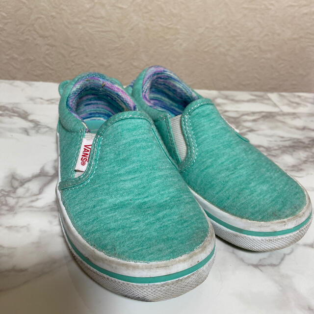 VANS(ヴァンズ)のVANS スリッポン キッズ/ベビー/マタニティのキッズ靴/シューズ(15cm~)(スリッポン)の商品写真