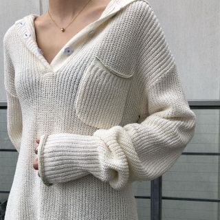 ルシェルブルー(LE CIEL BLEU)のmikaさま専用　IRENE Sailor Knit Tops(カットソー(長袖/七分))