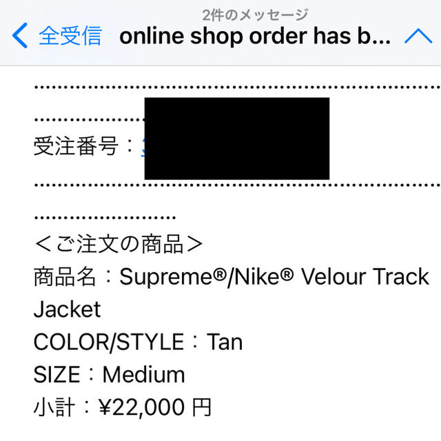 Supreme(シュプリーム)のSupreme Nike Velour Track Jacket Tan Ｍ メンズのジャケット/アウター(ブルゾン)の商品写真