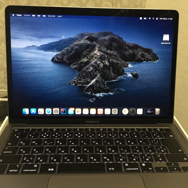 正規品販売！ Apple - Macbookair m1 2020 新品同様 ノートPC