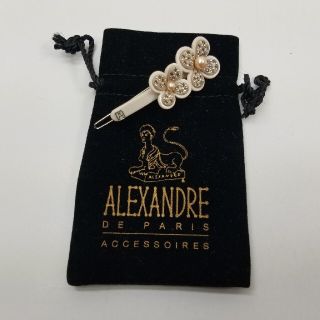 アレクサンドルドゥパリ(Alexandre de Paris)のアレクサンドルドゥパリ ヘアピン ヘアクリップ 花(ヘアピン)