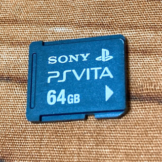 プレイステーションヴィータ(PlayStation Vita)の【動作確認済み】PS Vita SONY純正 メモリーカード 64GB  (その他)