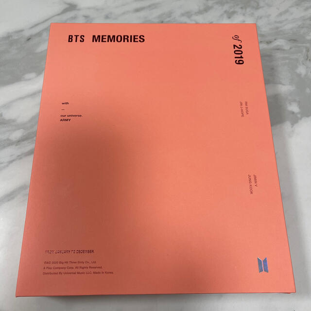 BTS Memories DVD 2019