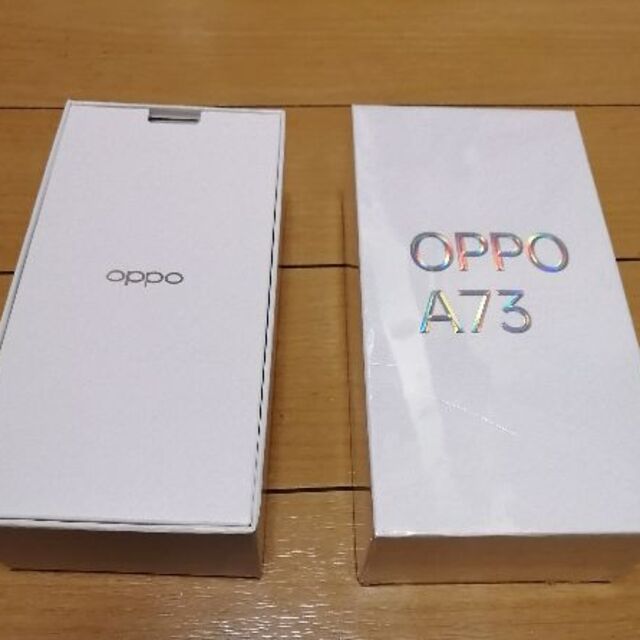【未使用】OPPO A73　ネイビーブルースマートフォン本体