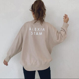 アリシアスタン(ALEXIA STAM)のALEXIASTAM BackSeparatedLogoSweatshirt(トレーナー/スウェット)
