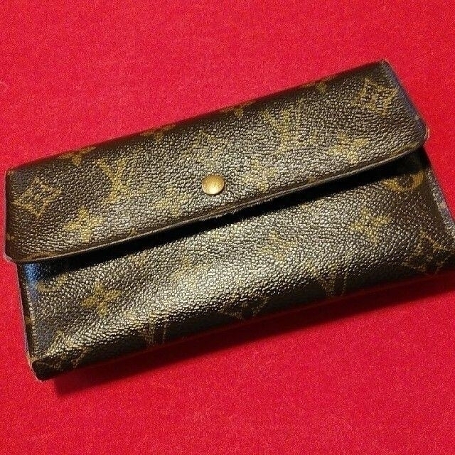 ルイヴィトン/LOUIS VUITTON☆USA製モノグラム三つ折り長財布 - 財布