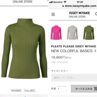 プリーツプリーズイッセイミヤケ(PLEATS PLEASE ISSEY MIYAKE)の【新品タグ付き】プリーツプリーズ　イッセイミヤケ　ハイネック　カットソー(カットソー(長袖/七分))