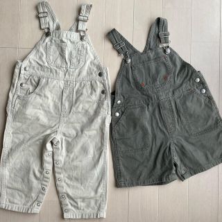 ベビーギャップ(babyGAP)のギャップ　95・100  オーバーオール　2点セット(パンツ/スパッツ)