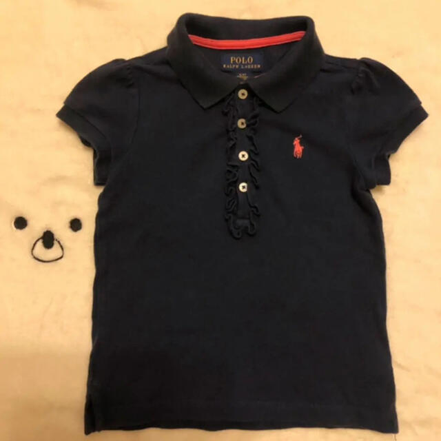 Ralph Lauren(ラルフローレン)のラルフローレン ポロシャツ キッズ　女の子　110cm キッズ/ベビー/マタニティのキッズ服女の子用(90cm~)(Tシャツ/カットソー)の商品写真