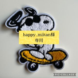 スヌーピー(SNOOPY)の【happy_miitan様専用】スヌーピーもこもこワッペン11枚(各種パーツ)