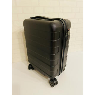 MUJI (無印良品) スーツケース/キャリーバッグ(レディース)（ブラック 