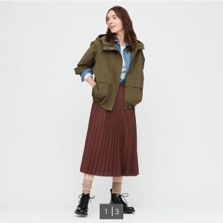 ユニクロ(UNIQLO)のユニクロ　アコーディオンプリーツスカート(ロングスカート)