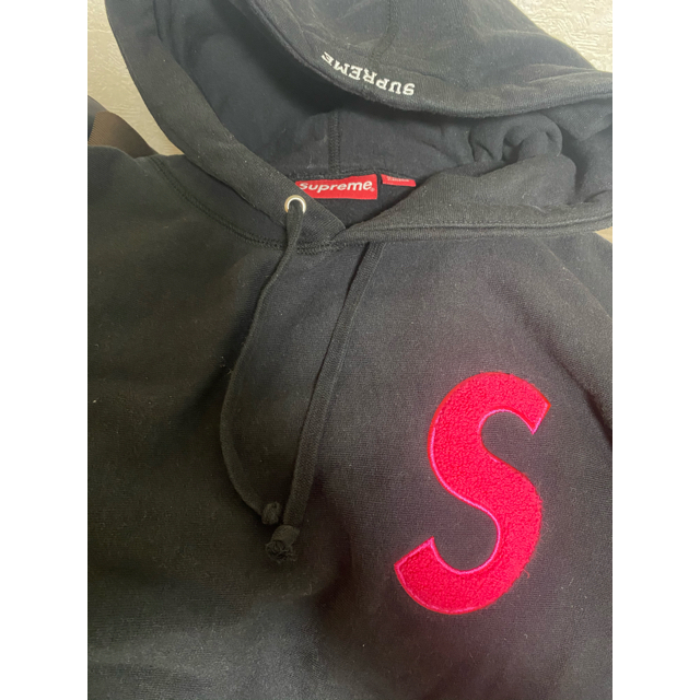 supreme S LOGO hoodie パーカー