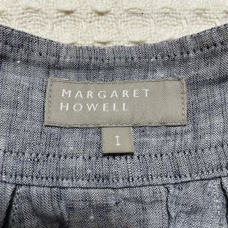 マーガレットハウエル(MARGARET HOWELL)のMARGARET HOWELL マーガレットハウエル　麻　フレア　スカート(ひざ丈スカート)