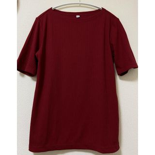 ユニクロ(UNIQLO)のユニクロ　ボートネックTシャツ(Tシャツ(半袖/袖なし))